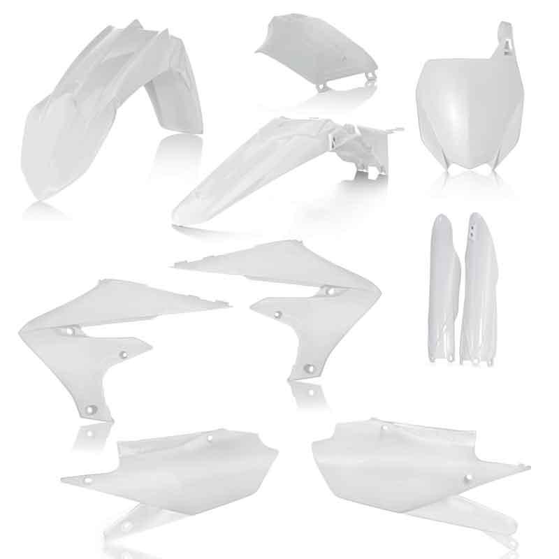 Acerbis FULL Plastic Kit Yamaha YZ250F/250FX and YZ450F/450FX White