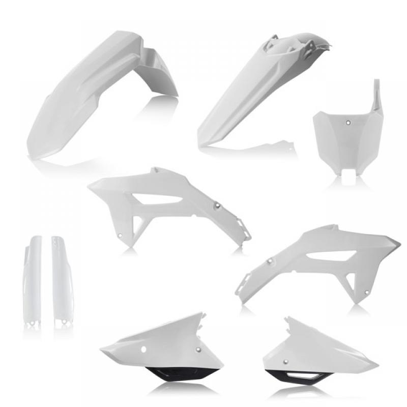 Acerbis FULL Plastic Kit Honda CRF450R: 21-23 White/Black