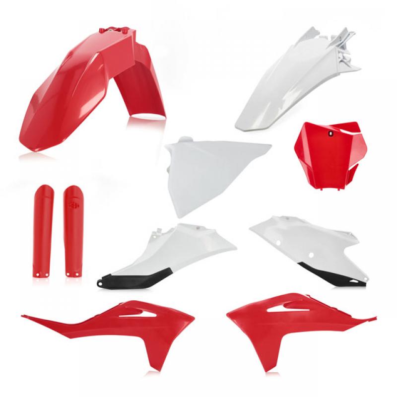 Acerbis FULL Plastic Kit GASGAS MC125/250F/450F and EX300/250F/350F/450F (2021-2023) Red/White