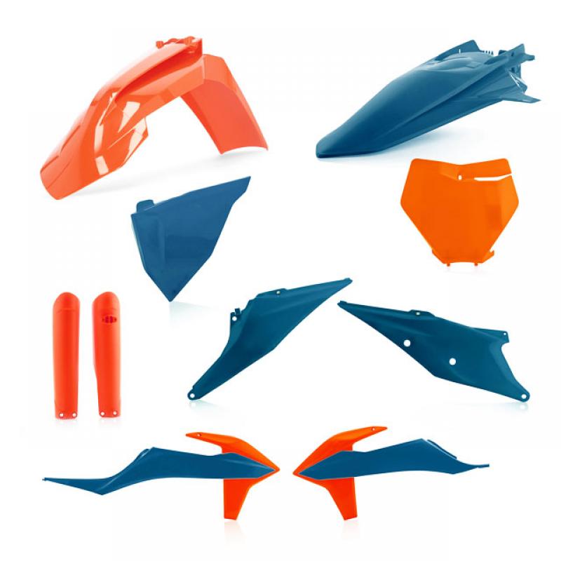 Acerbis FULL Plastic Kit KTM SX/SX-F/XC/XC-F (2019-2022) Orange/Dark Blue