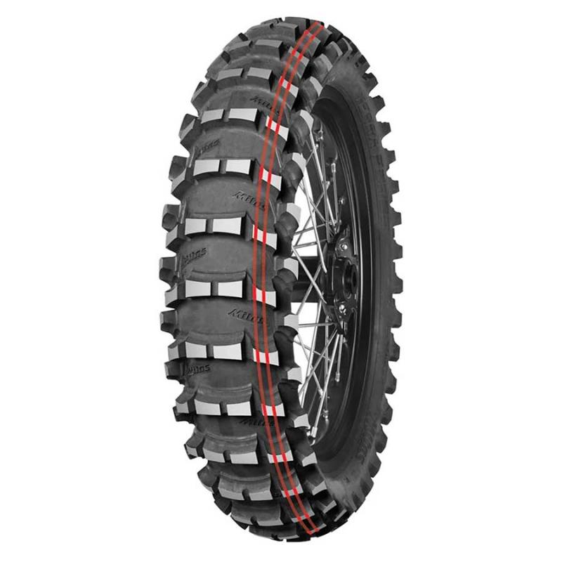 Mitas Terra Force-MX Sand Rear Tire 110/90-19 (Double Red Stripe)