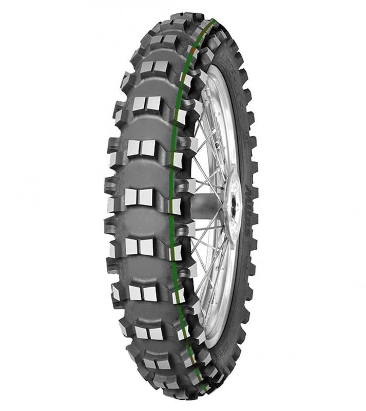 Mitas Terra Force-MX SM Super Light Rear Tire 110/100-18 64M (Green Stripe) *Limited QTY*