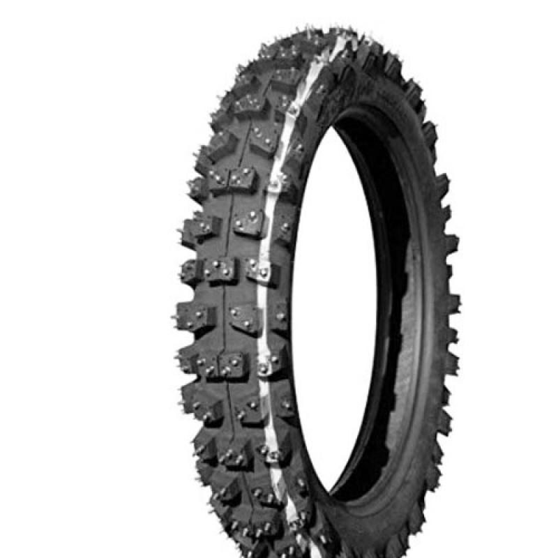 Mitas XT-454 Rear Studded Winter Friction Motorcycle Tire 110/90-19 (341 STUDS) 