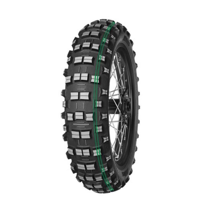 Mitas Terra Force-EF SUPER SOFT Rear Tire 140/80-18 70M Tube Type (Double Green Stripe)