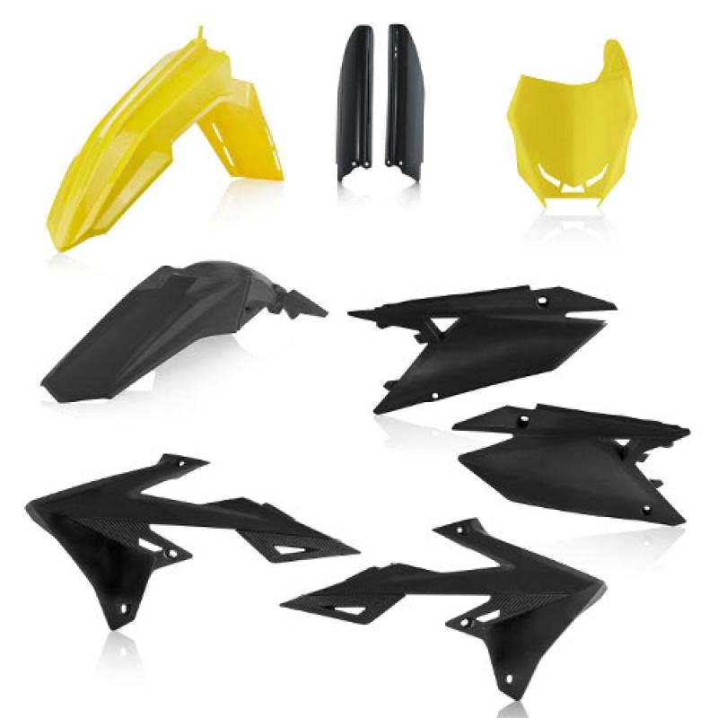 Acerbis FULL Plastic Kit Suzuki RMZ250/RMZ450 Yellow/Black