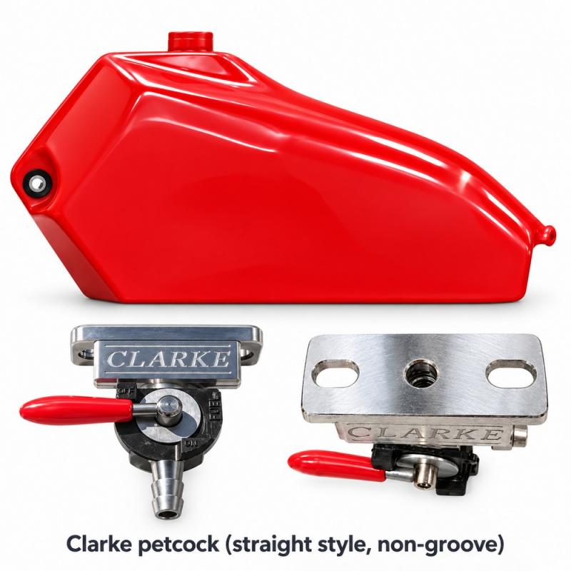 Clarke Fuel Tank Honda CR125M Elsinore (1974-1979) Replica Stock Size
