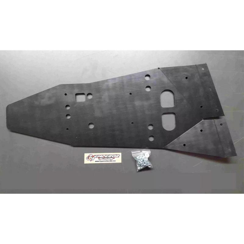 Emperor Racing Plastic (UHMW) Performance Slip Liner with Beaver Tail Link Guard (fits Pipe Guard Skid Plate 452470)